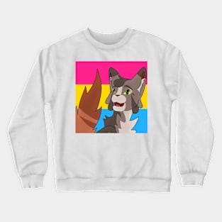 Pansexual Pride Rosetail Crewneck Sweatshirt